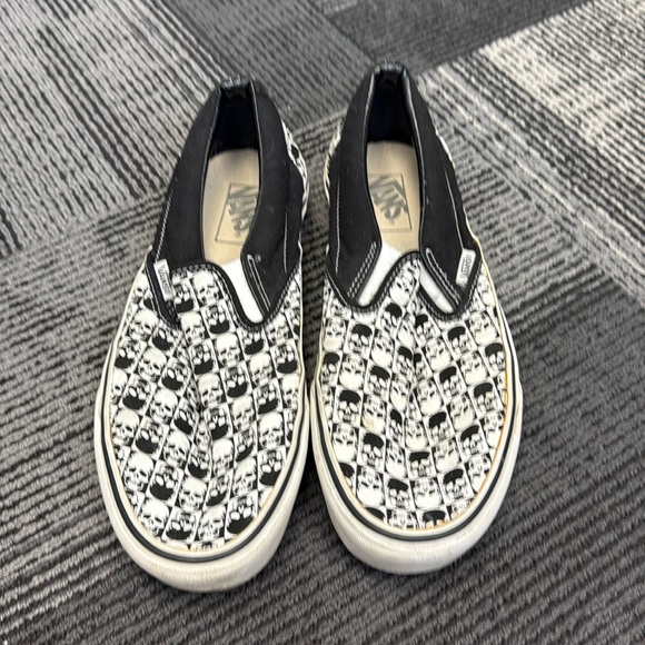 Vintage y2k early 2000’s Skull Vans Slip ons skater - Picture 1 of 8